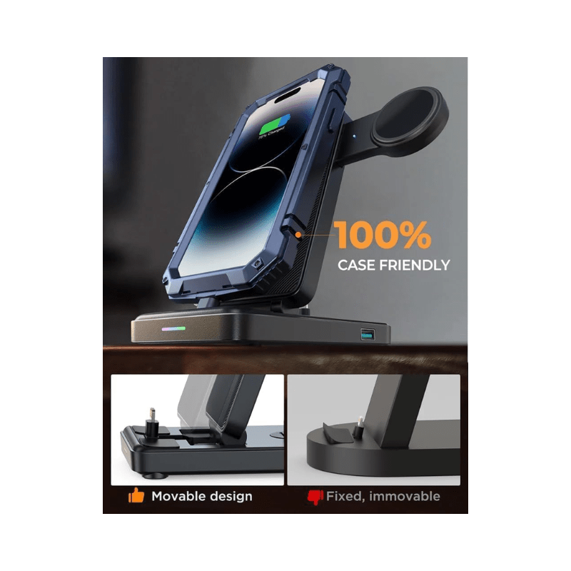 JOYROOM 4in1 Foldable Lightning Charging Station JR-WQS02