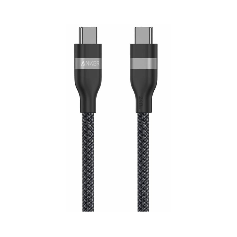 Anker USB-C to USB-C Cable 3ft 240 W Black A82E2H11