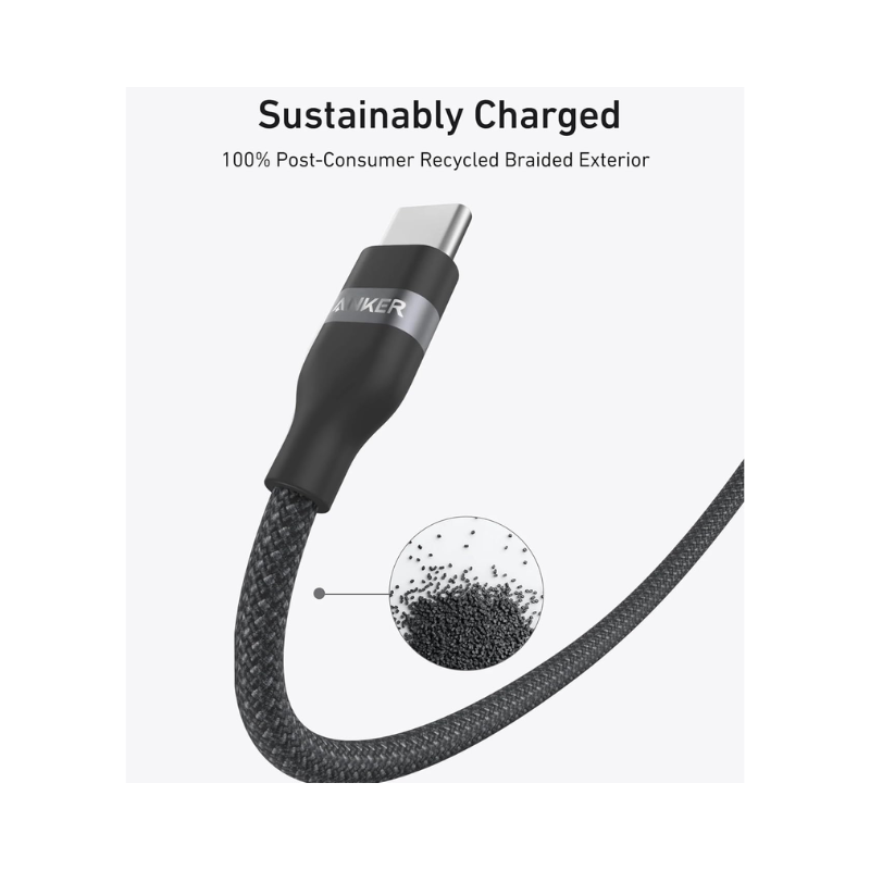 Anker USB-C to USB-C Cable 3ft 240 W Black A82E2H11