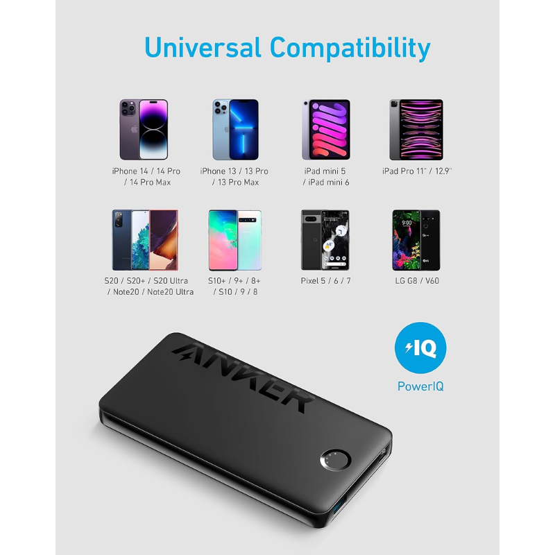 Anker 323 Power Bank - Black A1334H11