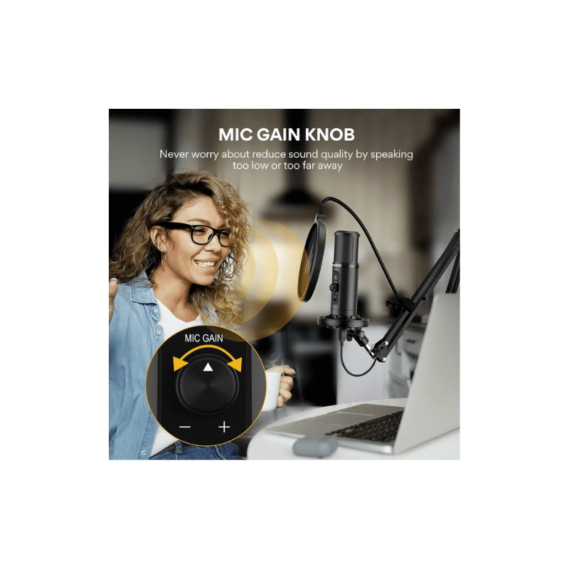 MAONO PM422 Podcast USB Microphone Plug & Play