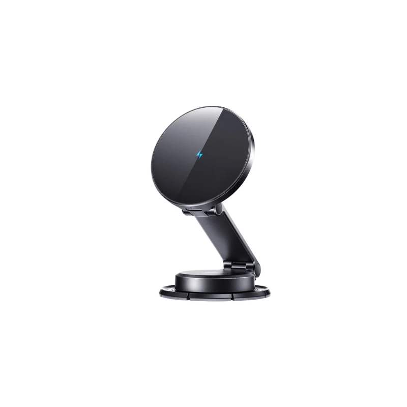 JoyRoom Fast Charger Foldable Magnetic Wireless Car Charger Holder 15W Black JR ZS408