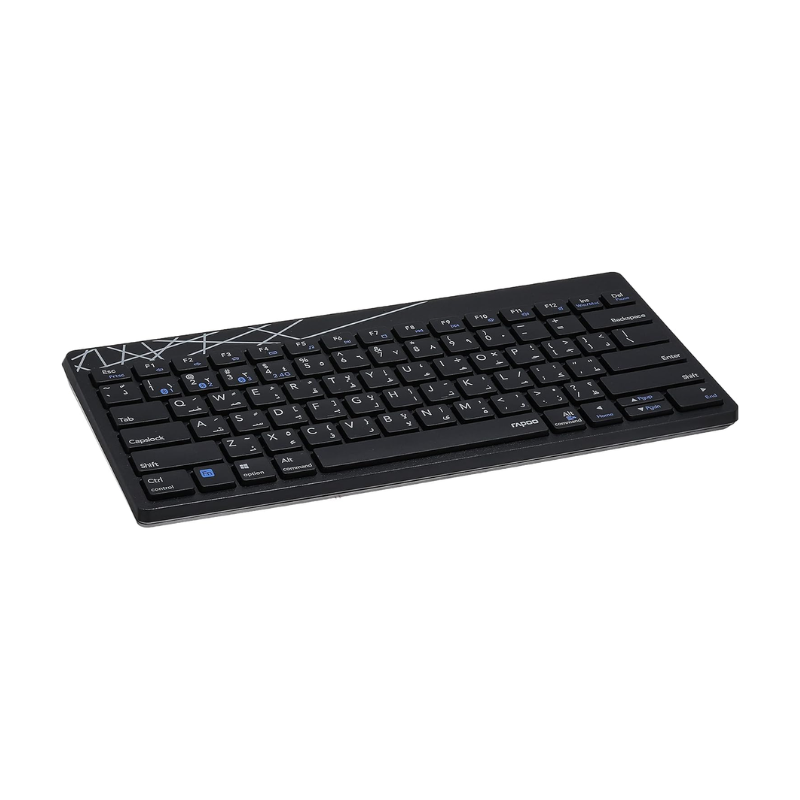 COMBO MOUSE&KEYBOARD WIRLESS 8000M BLACK RAPOO