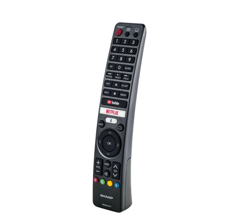 Sharp 4k smart frameless led tv 55 inch android inputs 4t-c55dl6ex