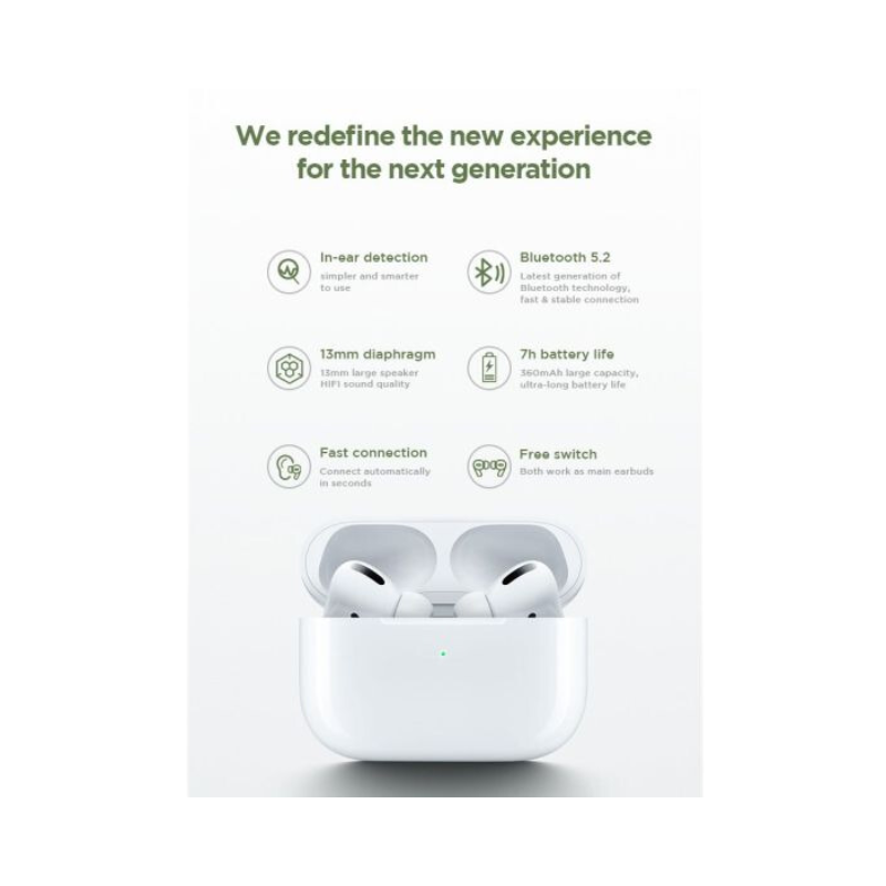 JOYROOM Earbuds Pro White-JR-T03S