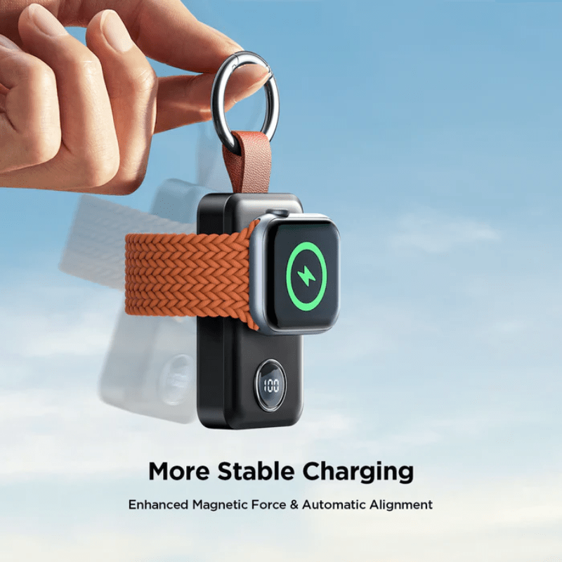 JOYROOM Power Bank Portable Wireless Watch Charger 2000mAh Black JR WQW01