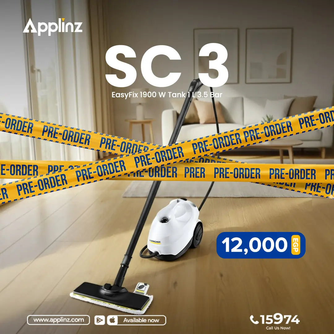 Karcher -SC3 EasyFix 1900 W Tank 1 L 3.5 Bar 30 Sec ready in ( PRE-ORDER ESTMATED TIME 7 DAYS )