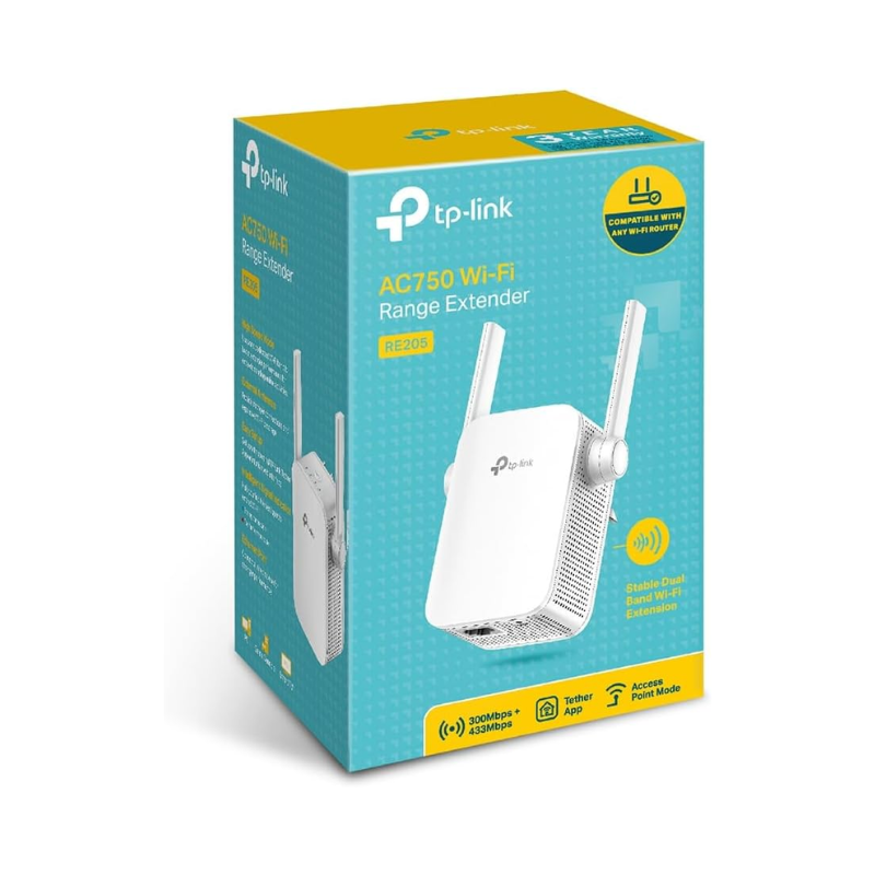 TP LINK MESH WI FI EXTENDER RE205