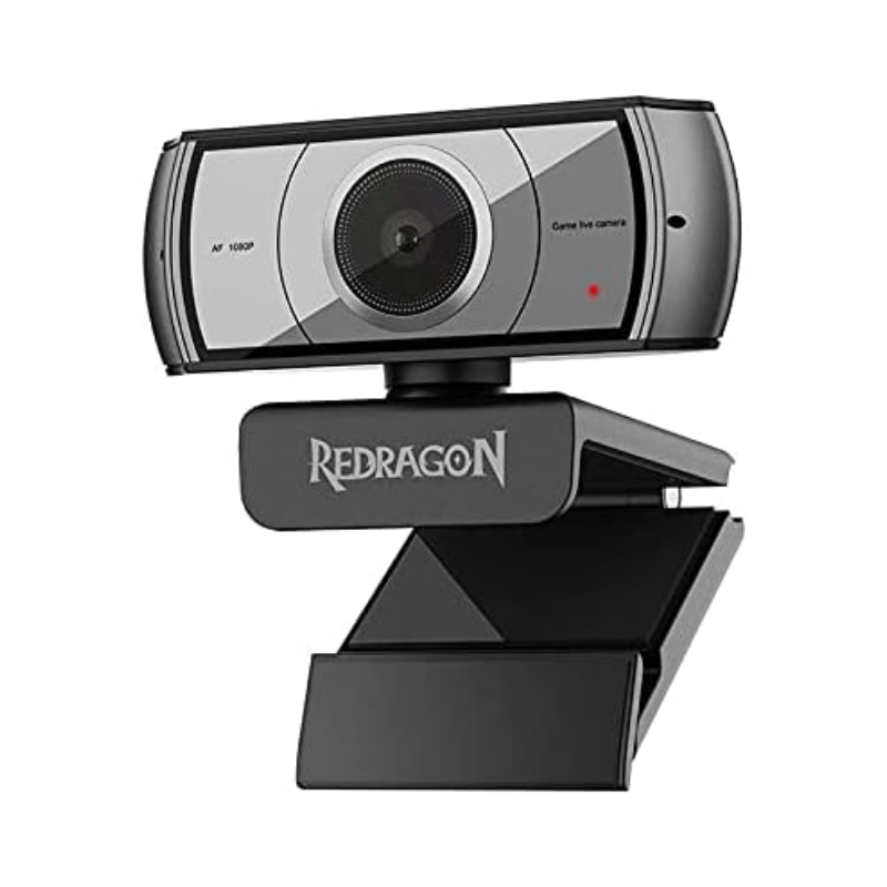 Redragon GW900 Apex 1080P 30FPS Auto Focus Webcam Built in Dual Microphone Tripod Included