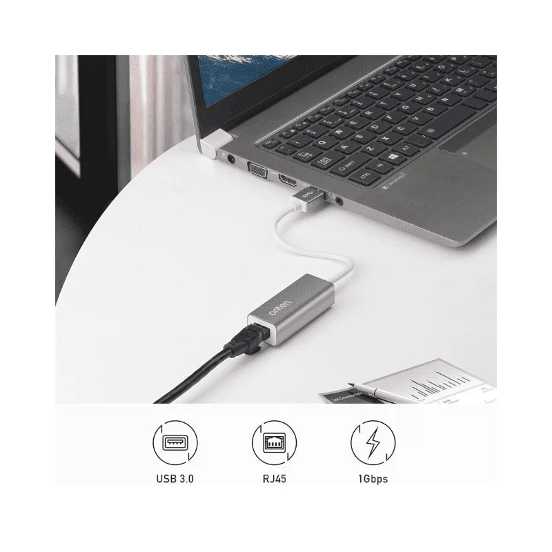 Onten Convert Type-C To Gigabit Ethernet Card 10 100 1000 UC101