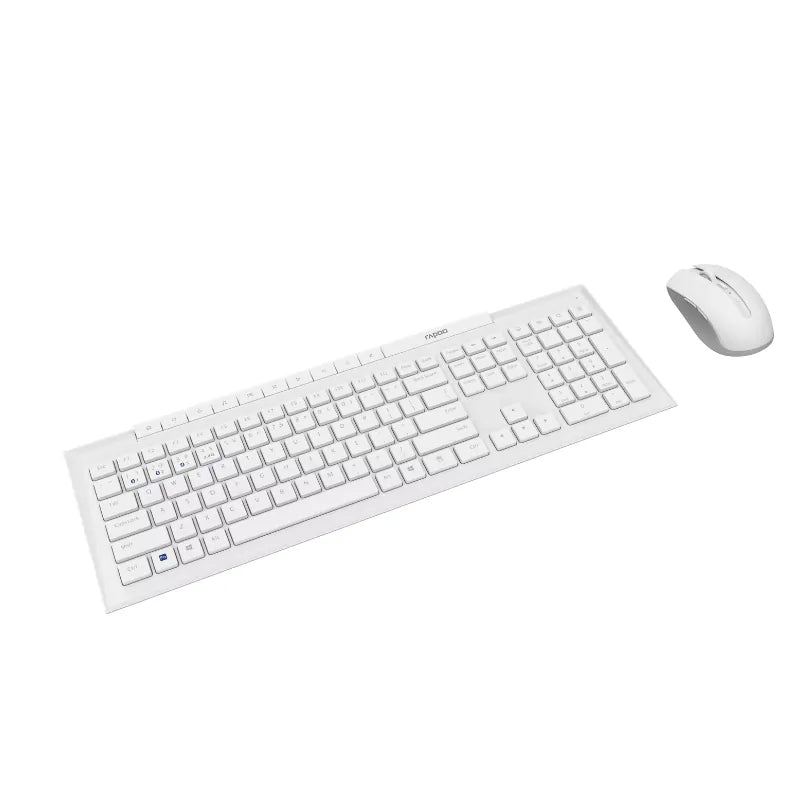 Keyboard Mouse Rapoo 8210M Combo White AR Wirless