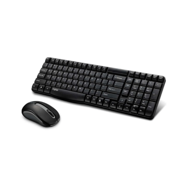 Keyboard Mouse Rapoo X1800s Combo Black ARWirless