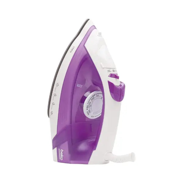 Beko Iron Steamer- 1800 Watt- Teflon Soleplate- Purple- Sim3617