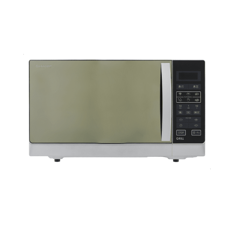 Sharp Microwave with Grill- 25 Liter- 900 Watt -Silver - R750MRS