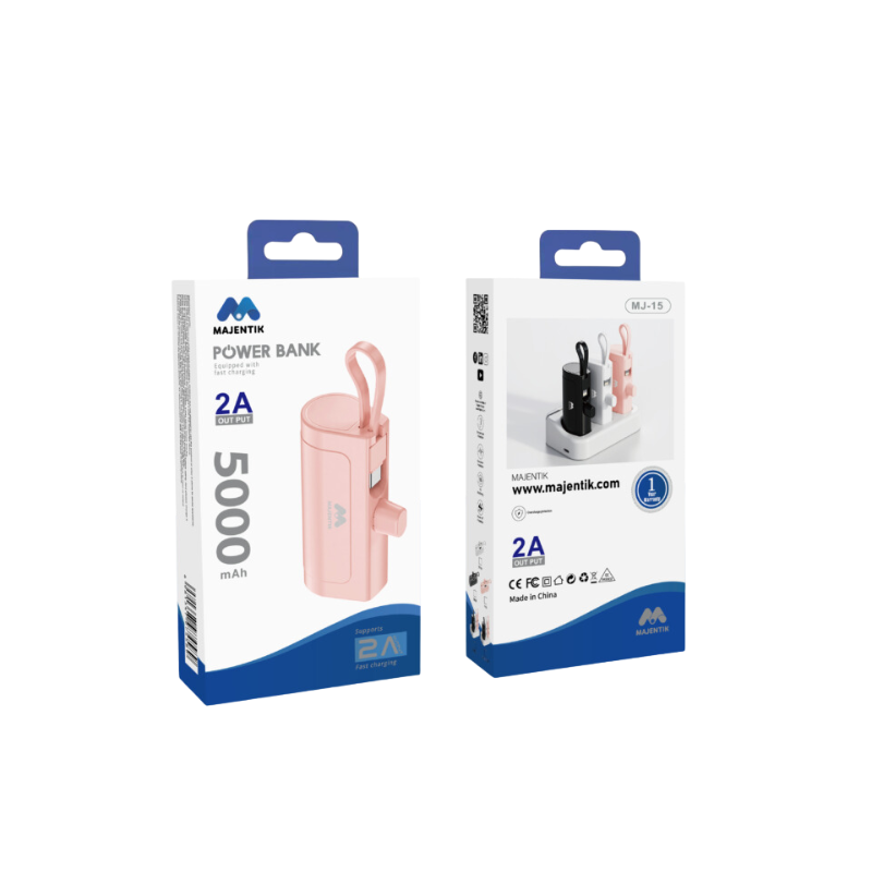 MAJENTIK Power Bank 2A 5000mAh MJ-15