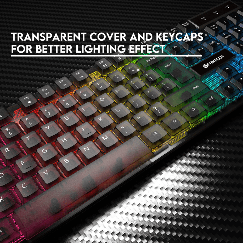 FANTECH Shikari K515 RGB Membrane Gaming Keyboard with Advance Anti-Ghosting