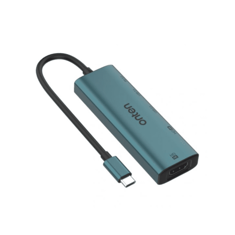 Onten HUB 5in1 Type C to Dual HDTV (4K) 2 USB 2.0 Ports PD Charging (MST) OTN UC126