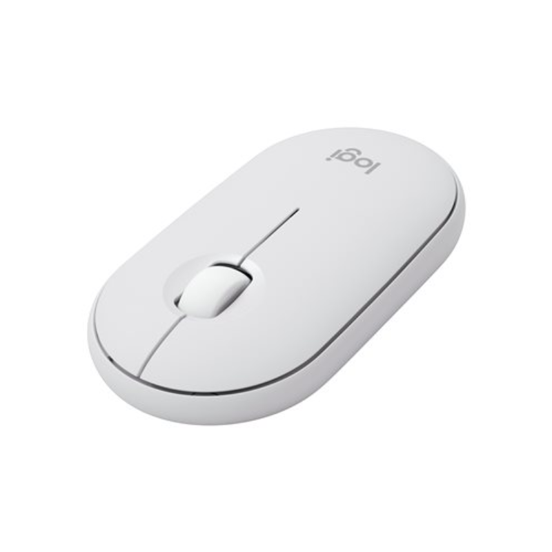 Logitech M350s Pebble2 White Bluetooth Mouse
