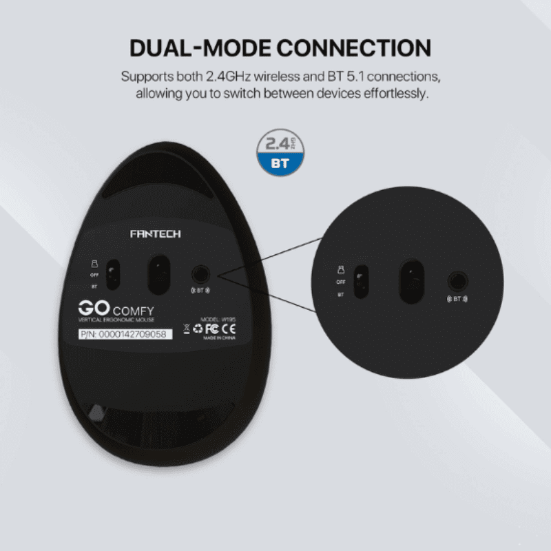 Vertical ergonomic mouse Go Comfy W195
