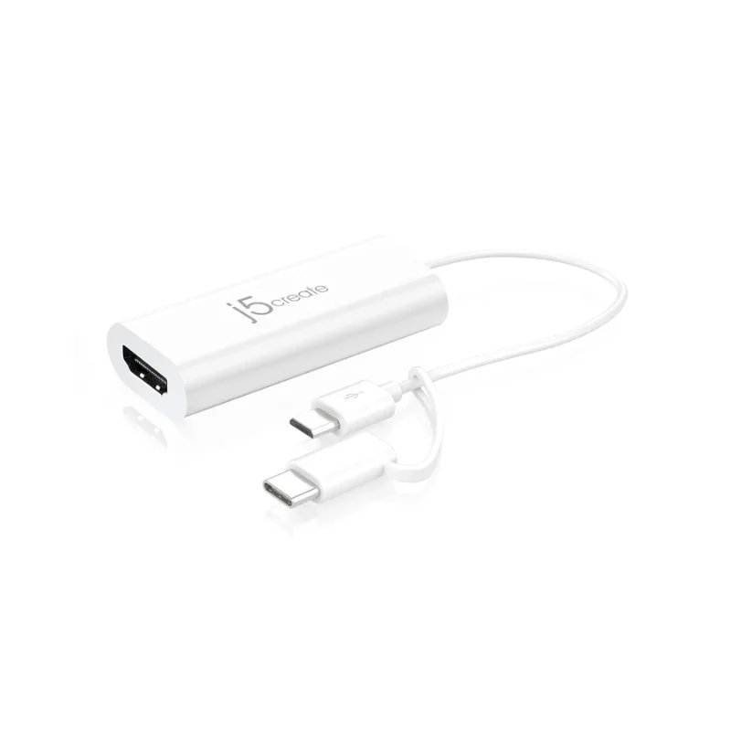 j5create_Android USB Micro-B Port OR Type-C Port To HDMI Display Adapter_ JUA165C