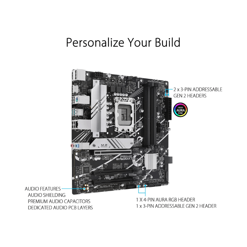 اللوحة الأم Prime B760M-A D4 CSM