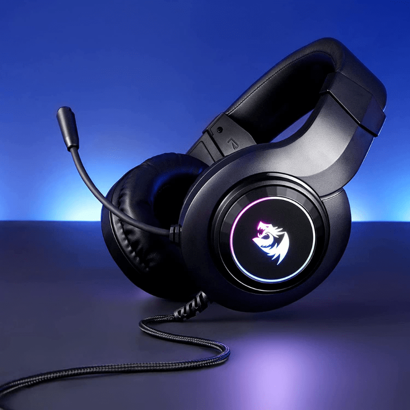 Redragon HYLAS H260 RGB Gaming Headset Compatible With Multi Diveces - Black