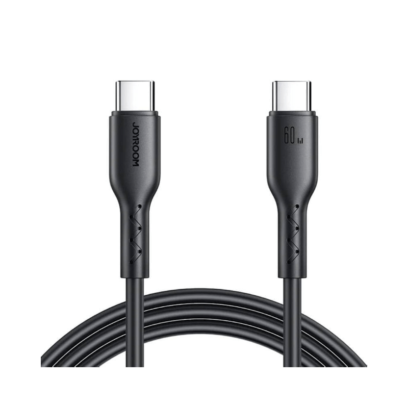 JOYROOM Fast Charging Data Cable Type-C to Type-C 60W 1m Black SA26-CC3