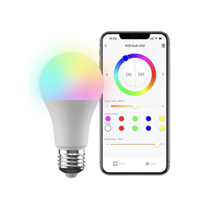 BroadLink LB4E27 Smart Bulb 9W RGB Music Sync Alexa Google