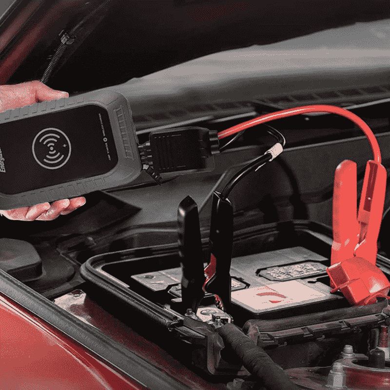 Energizer Portable Auto Battery Charger Jump Starter  12V Lithium Jump Starter Box  Car Battery Booster Pack  Portable Power Bank Charger   Jumper Cables up to 6L Gas 3L Diesel Engine - ETL Certified