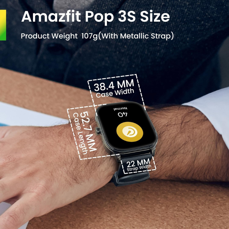 Amazfit pop 3S Silver Edition