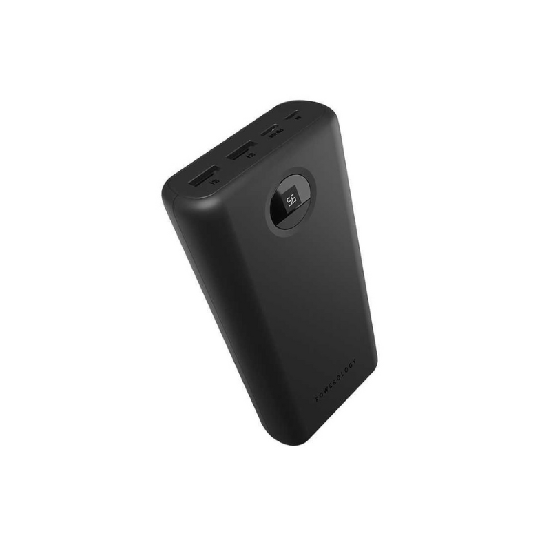 Powerology Quick Charge Power Bank 30000mAh PD 45W with Type-C to Type-C Cable 0.9M