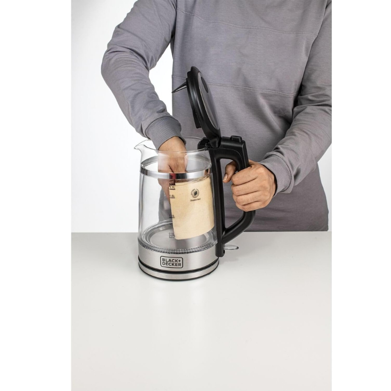 Black & Decker Glass Kettle Double Wall 1.7L 2200W GK220
