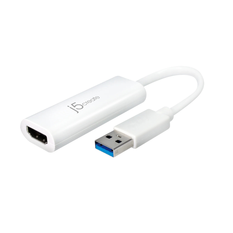 j5create_USB3.0 TO HDMI-4K Multi-Monitor AdapterWhite_ JUA254