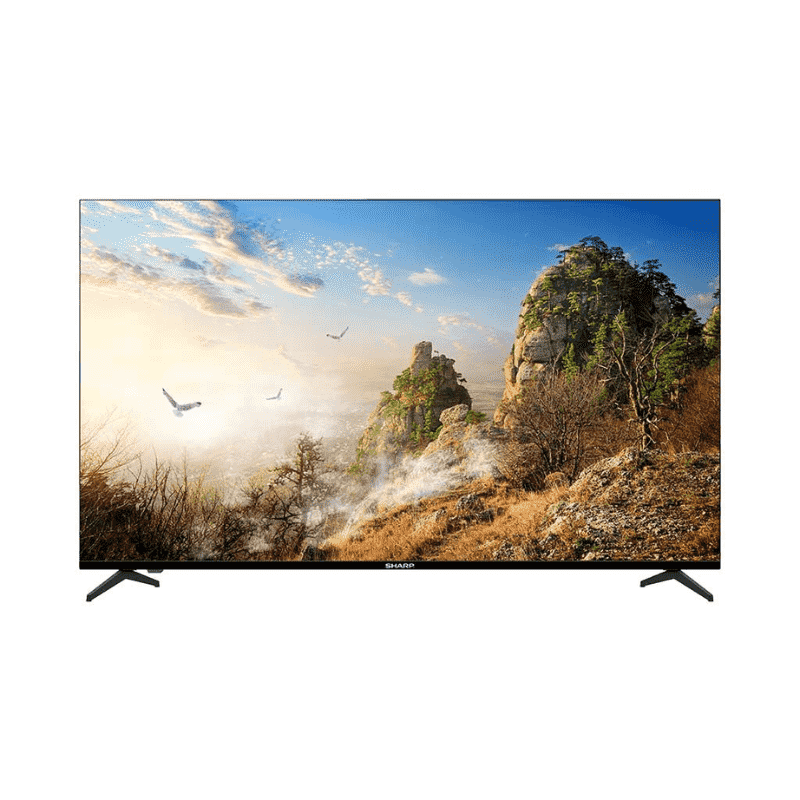 Sharp Frameless TV 65 Inch 4K UHD Smart LED - 4T-C65FJ16EX with Free 6 Months STARZPLAY Voucher