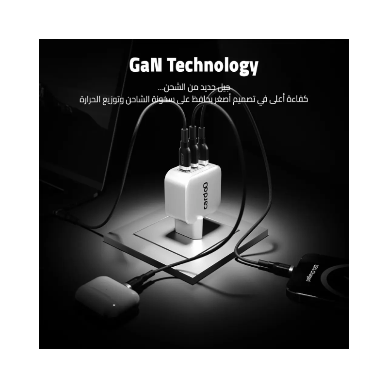 CardoO 3-Port 65W Charger | GaN