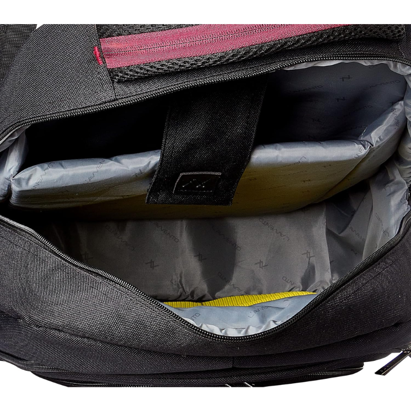 Lavvento Discovery Backpack fit with Laptops up to 15.6 Material Nylon+PU Black - Black