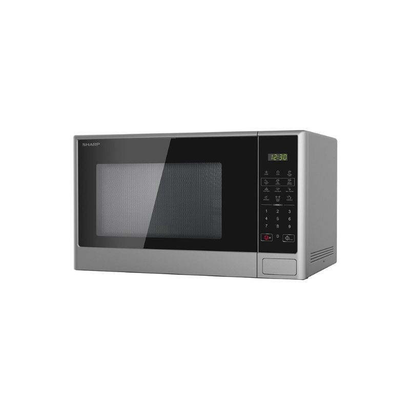 SHARP Microwave Solo 28 Liter 1100 Watt 9 Menus Silver R-280CR(S)