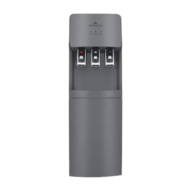 Armadillo Hot- Cold- and Normal Water Dispenser with Refrigerator 3 Taps