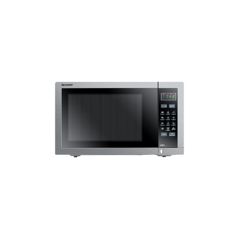 SHARP Microwave Grill 34 Liter 1000 Watt 9 Menus Stainless R-770AR(ST)