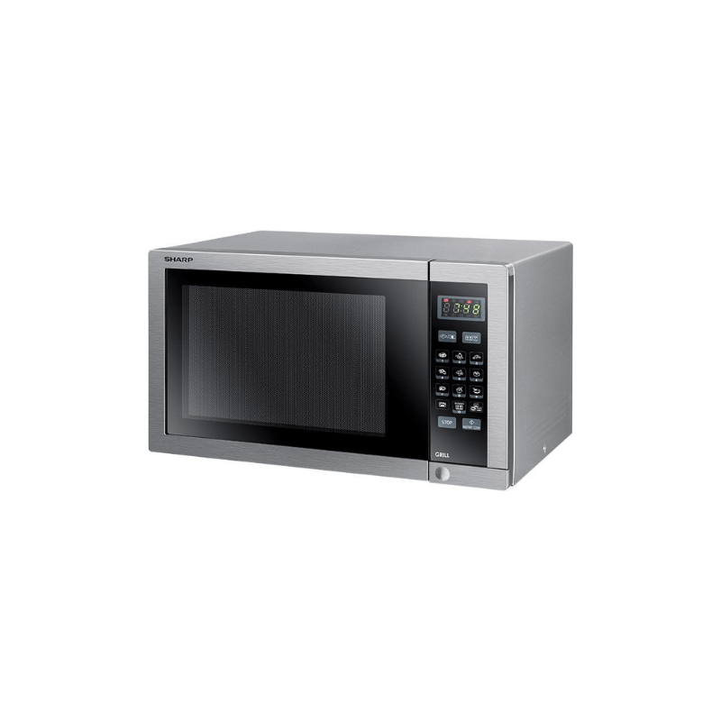 SHARP Microwave Grill 34 Liter 1000 Watt 9 Menus Stainless R-770AR(ST)