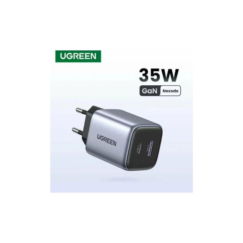 UGREEN Nexode Fast Charger 35W 2 Port USB C USB A Gray