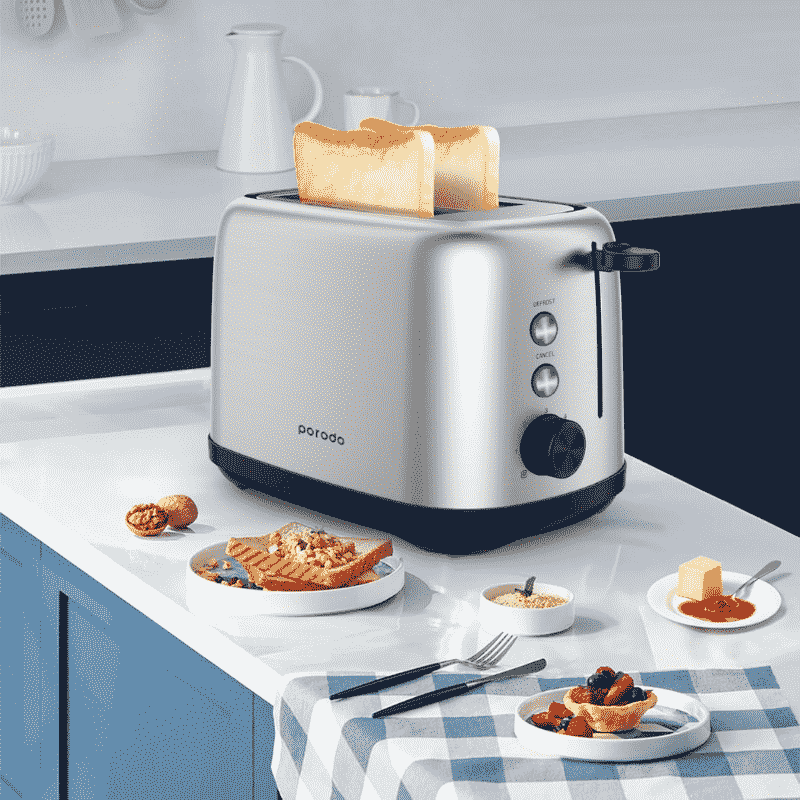 Porodo golden brown toaster 750 w