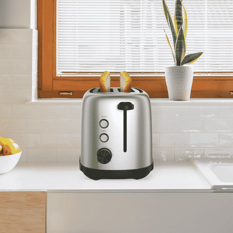 Porodo golden brown toaster 750 w
