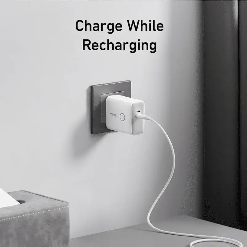 Anker A1626P21 521 Power Bank & Charger 5K 45W White
