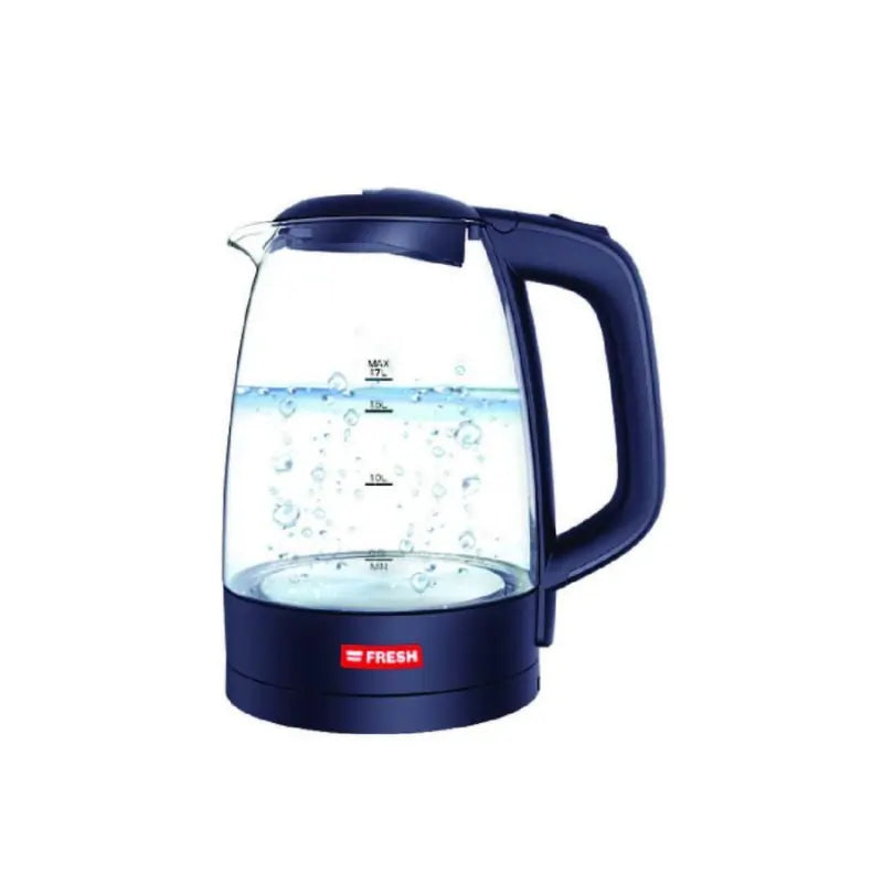 Fresh Glass Electric Kettle 1.7 Liter 2200 Watt Multi Color EGK17000