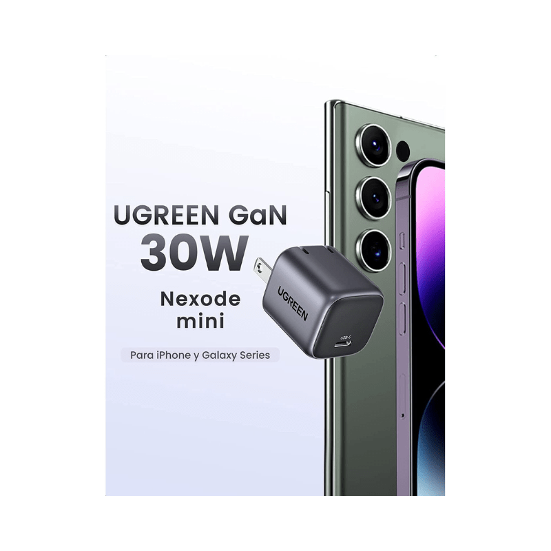 UGREEN Nexode 30W USB-C charger with USB-C 60W 1M Cable