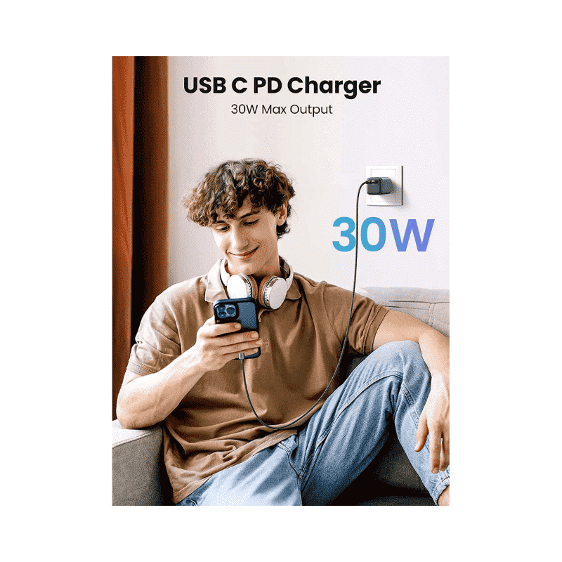 UGREEN Nexode 30W USB-C charger with USB-C 60W 1M Cable