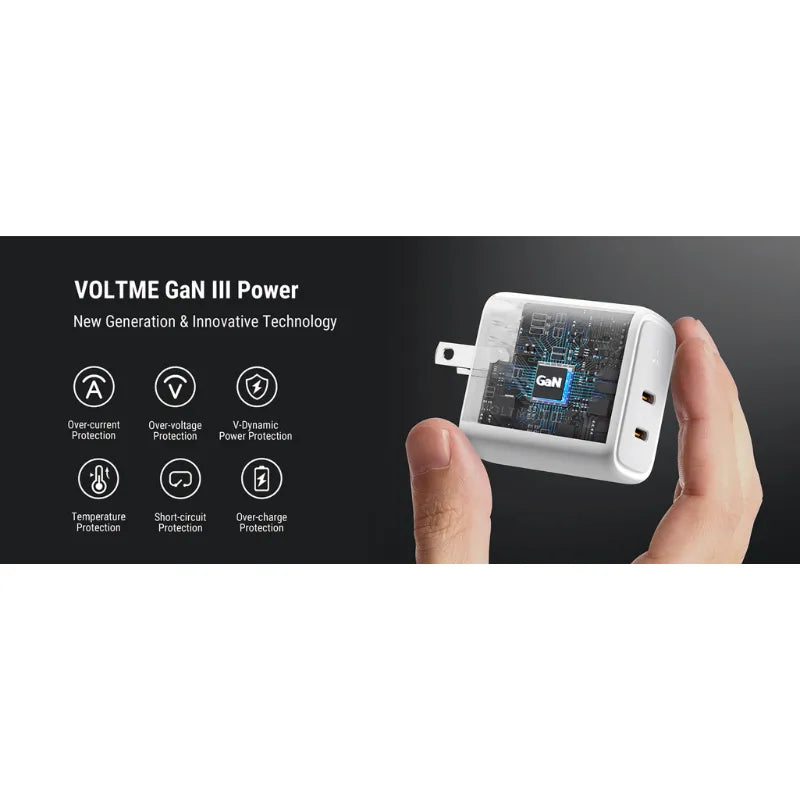 Voltme Revo 45W Duo CC Wall Charger