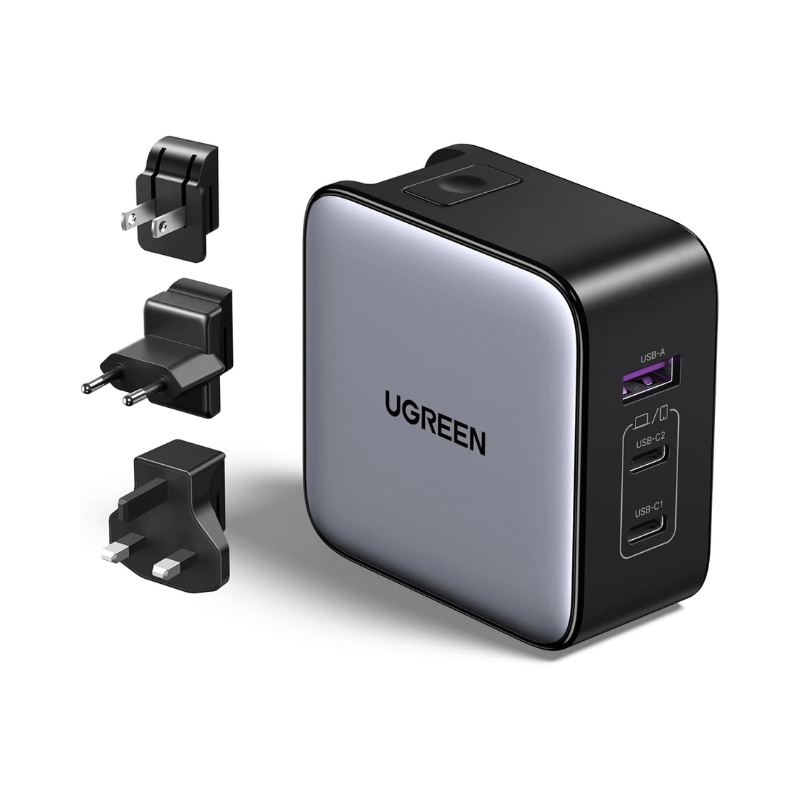 UGREEN Nexode Fast Charger 65W 2 USB C1 USB A Black