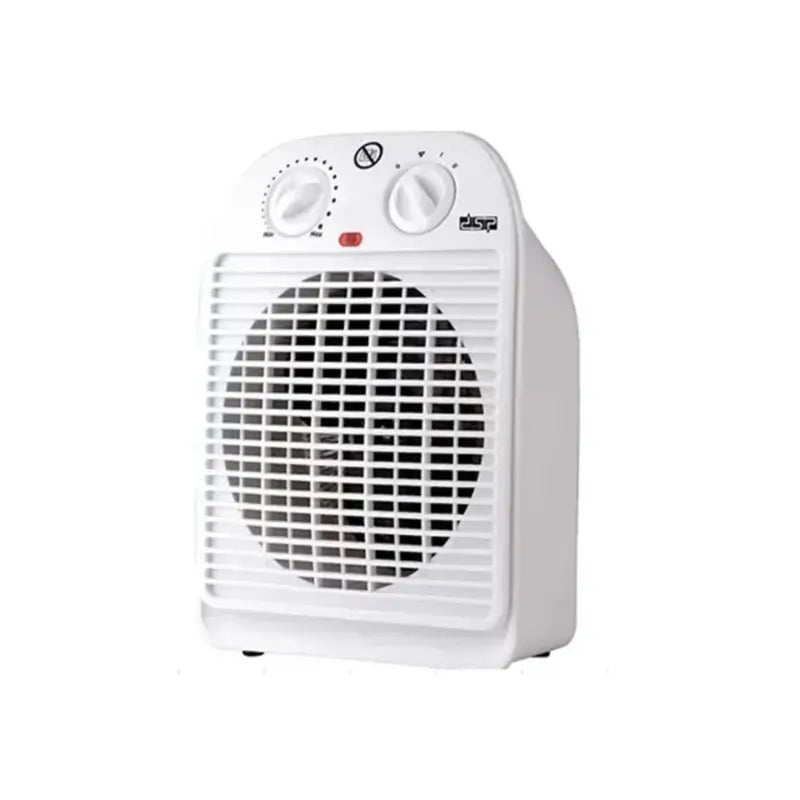 DSP Fan Heater KD3006 2000W Heater Adjustable Thermostat 2 Heat Settings & Overheat Protection